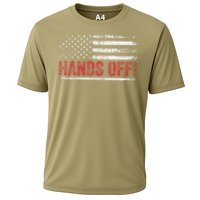 American Flag Shirts Hands Off My Social Security Cooling Performance Crew T-Shirt
