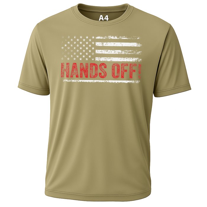 American Flag Shirts Hands Off My Social Security Cooling Performance Crew T-Shirt