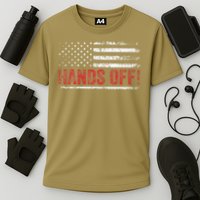 American Flag Shirts Hands Off My Social Security Cooling Performance Crew T-Shirt