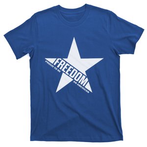 American Freedom Star Proud To Be An American Funny Gift T-Shirt