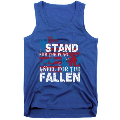 American Flag Stand For The Flag Knees For The Fallen Great Gift Tank Top