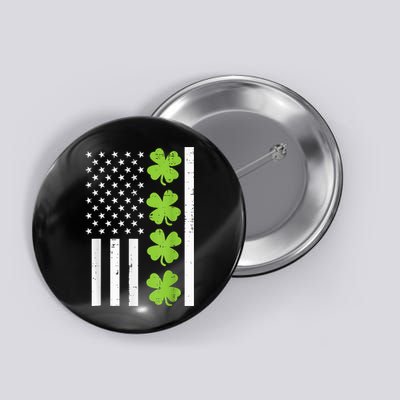 American Flag Shamrock St Patricks Day, St Patricks Day, Funny St Patricks Day, Button