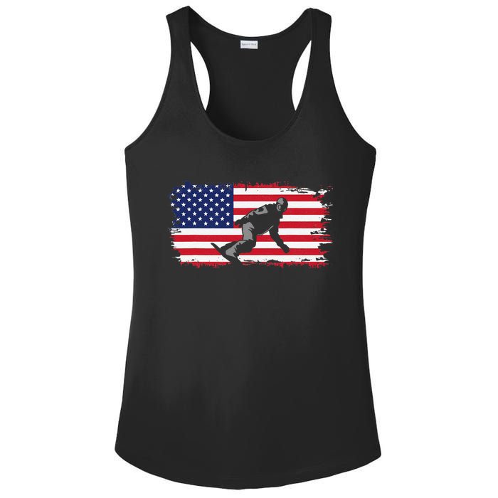 American Flag Snowboard Apparel Snowboarding Snowboard Ladies PosiCharge Competitor Racerback Tank