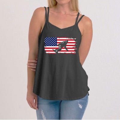 American Flag Snowboard Apparel Snowboarding Snowboard Women's Strappy Tank