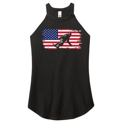 American Flag Snowboard Apparel Snowboarding Snowboard Women's Perfect Tri Rocker Tank