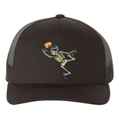 American Football Skeleton Halloween Men Football Fan Yupoong Adult 5-Panel Trucker Hat