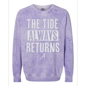 Alabama Football The Tide Always Returns Colorblast Crewneck Sweatshirt