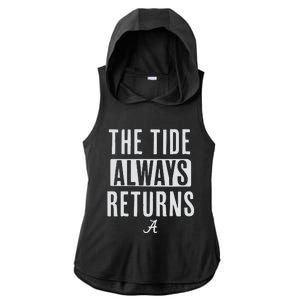 Alabama Football The Tide Always Returns Ladies PosiCharge Tri-Blend Wicking Draft Hoodie Tank