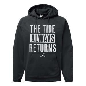 Alabama Football The Tide Always Returns Performance Fleece Hoodie