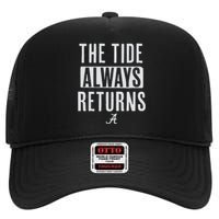 Alabama Football The Tide Always Returns High Crown Mesh Back Trucker Hat