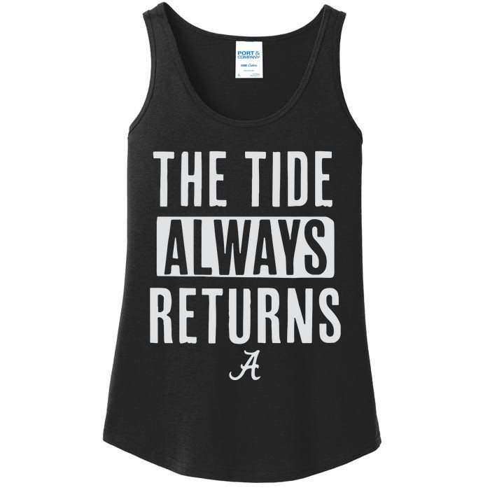 Alabama Football The Tide Always Returns Ladies Essential Tank