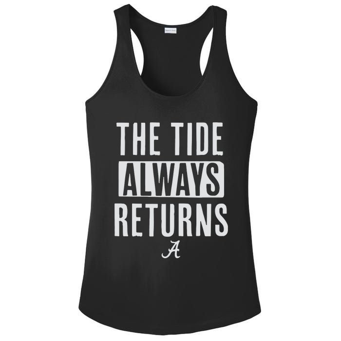 Alabama Football The Tide Always Returns Ladies PosiCharge Competitor Racerback Tank