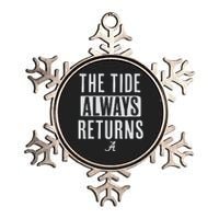 Alabama Football The Tide Always Returns Metallic Star Ornament