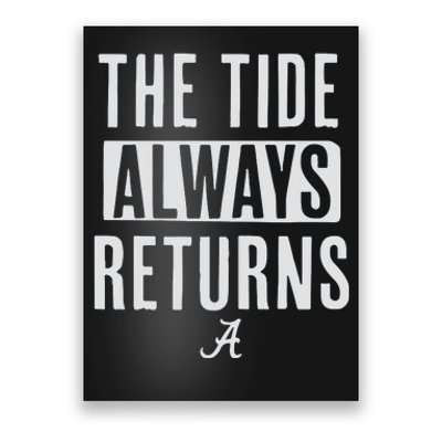 Alabama Football The Tide Always Returns Poster