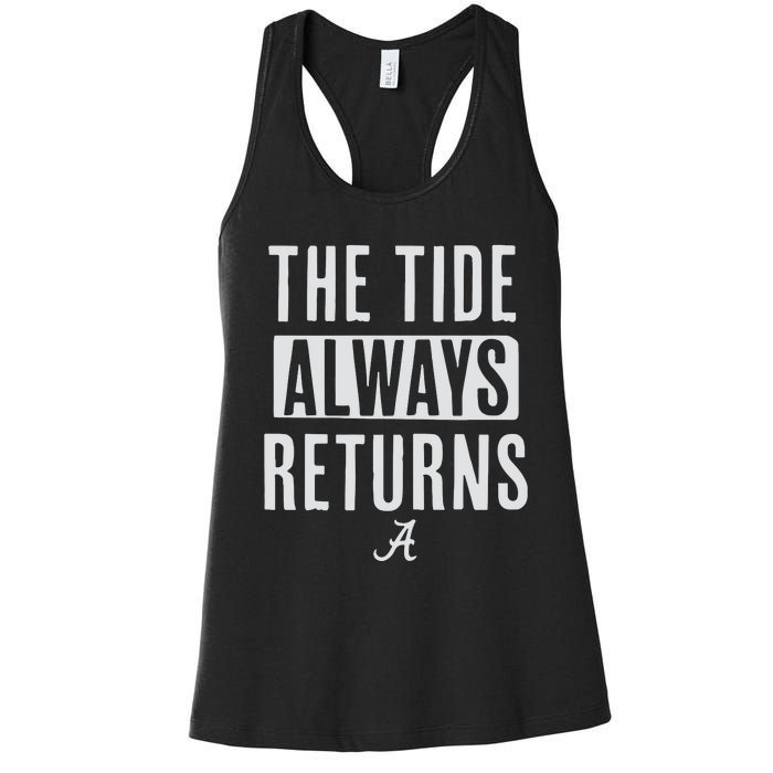 Alabama Football The Tide Always Returns Women's Racerback Tank