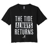 Alabama Football The Tide Always Returns Women's Crop Top Tee