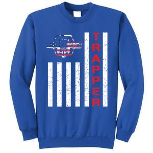 American Flag Trapping Gift For Trappers And Hunters Sweatshirt