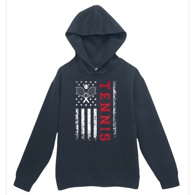 American Flag Tennis Best Gifts For Players Fans Urban Pullover Hoodie