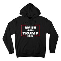 Amish For Trump 2024 Hoodie