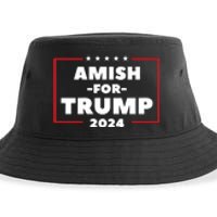 Amish For Trump 2024 Sustainable Bucket Hat