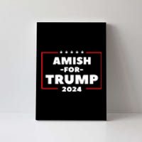 Amish For Trump 2024 Canvas