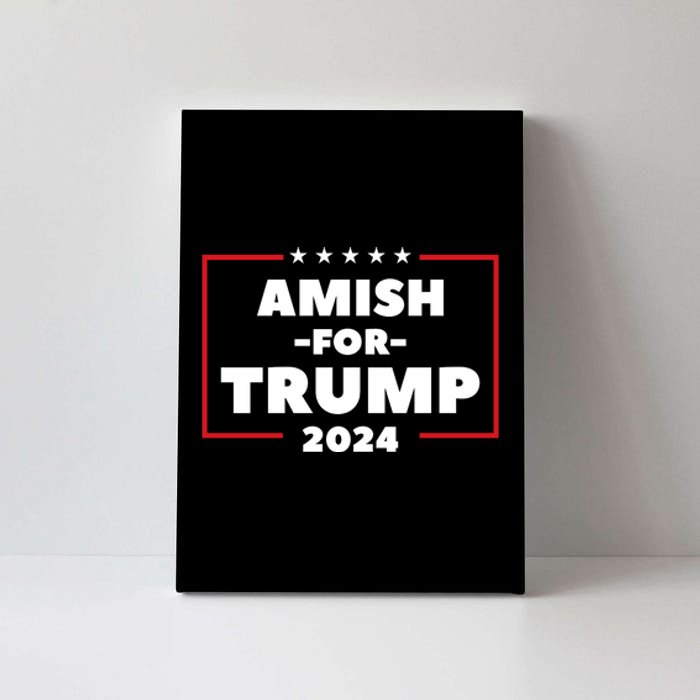 Amish For Trump 2024 Canvas