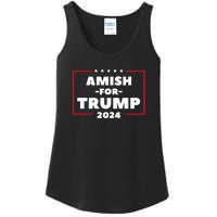 Amish For Trump 2024 Ladies Essential Tank