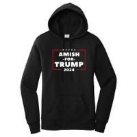 Amish For Trump 2024 Women's Pullover Hoodie