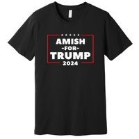 Amish For Trump 2024 Premium T-Shirt