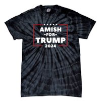 Amish For Trump 2024 Tie-Dye T-Shirt