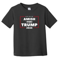 Amish For Trump 2024 Toddler T-Shirt