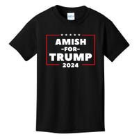 Amish For Trump 2024 Kids T-Shirt