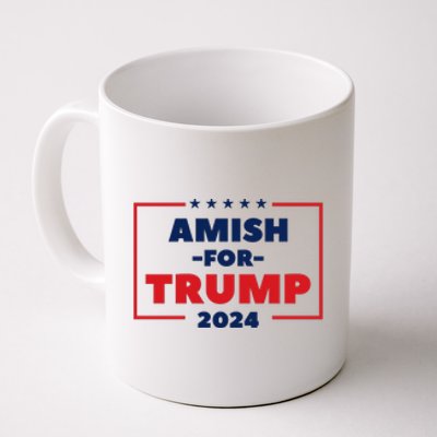 Amish For Trump 2024 Coffee Mug