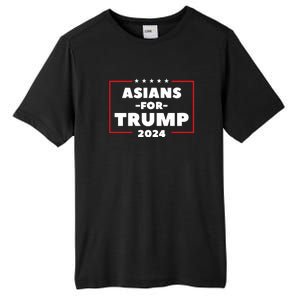 Asians For Trump 2024 Tall Fusion ChromaSoft Performance T-Shirt