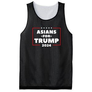 Asians For Trump 2024 Mesh Reversible Basketball Jersey Tank