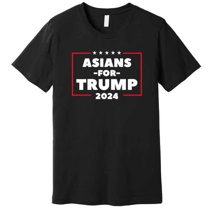 Asians For Trump 2024 Premium T-Shirt