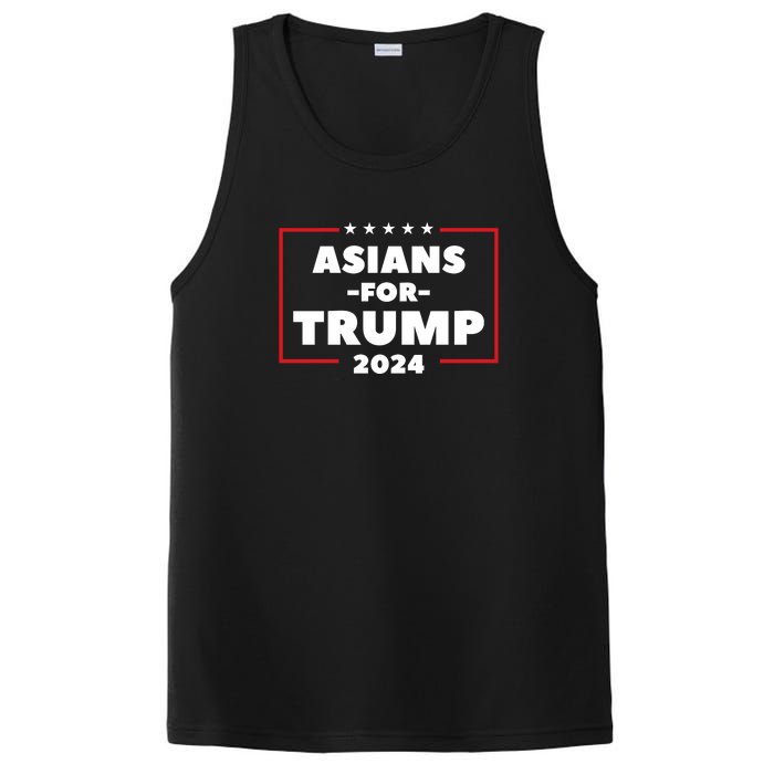 Asians For Trump 2024 PosiCharge Competitor Tank