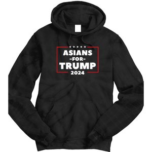 Asians For Trump 2024 Tie Dye Hoodie