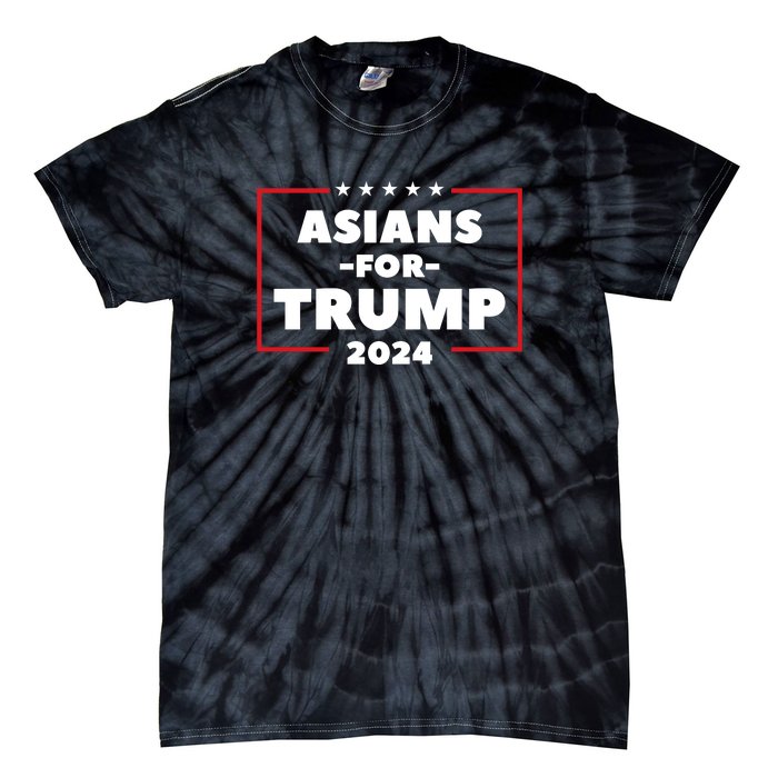 Asians For Trump 2024 Tie-Dye T-Shirt