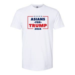 Asians For Trump 2024 Softstyle CVC T-Shirt