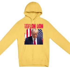 American Flag Trump Teflon Don 2024 Premium Pullover Hoodie