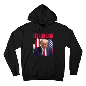 American Flag Trump Teflon Don 2024 Hoodie