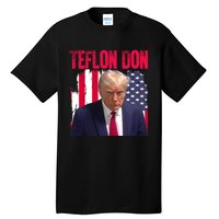 American Flag Trump Teflon Don 2024 Tall T-Shirt