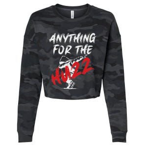 Anything For The Huzz Cropped Pullover Crew