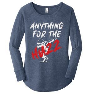 Anything For The Huzz Women's Perfect Tri Tunic Long Sleeve Shirt