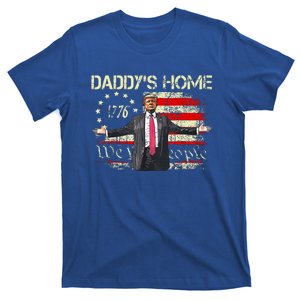 American Flag Trump 2024 DaddyS Home We The People T-Shirt