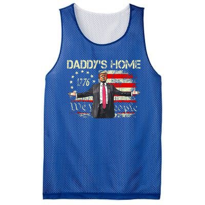 American Flag Trump 2024 DaddyS Home We The People Mesh Reversible Basketball Jersey Tank