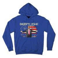 American Flag Trump 2024 DaddyS Home We The People Tall Hoodie