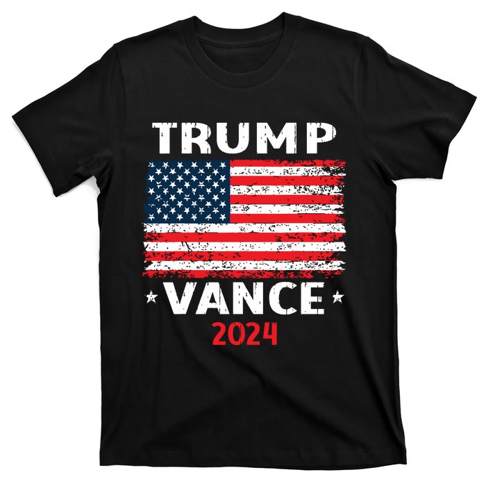 America Flag Trump Vance 2024 Vp Vice President T-Shirt