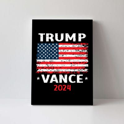 America Flag Trump Vance 2024 Vp Vice President Canvas